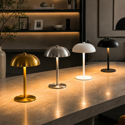 Mushroom Table Lamp – Cordless Rechargeable