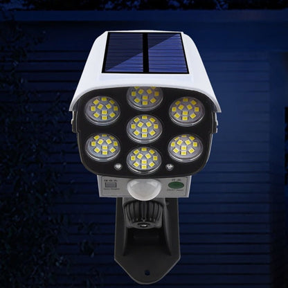 Simulated Surveillance Camera - Solar-Powered LED Security Deterrent - Weatherproof IP65 - Motion Detection Technology for Outdoor Use