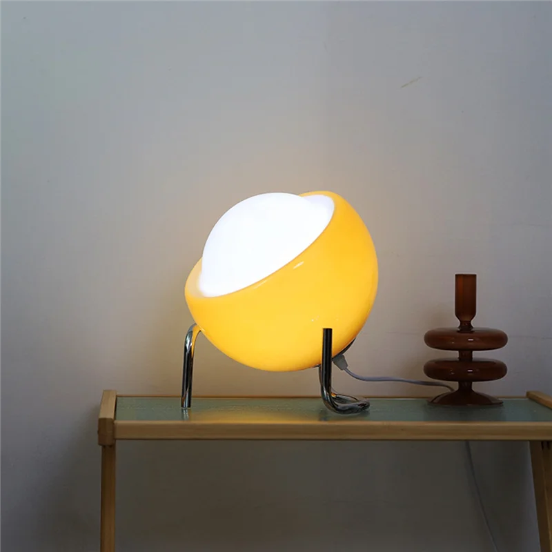 Nordic Glass Table Lamp – Touch Control
