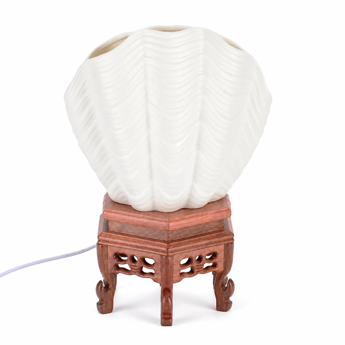 Wooden Ceramic Night Light – USB Powered Dimmable