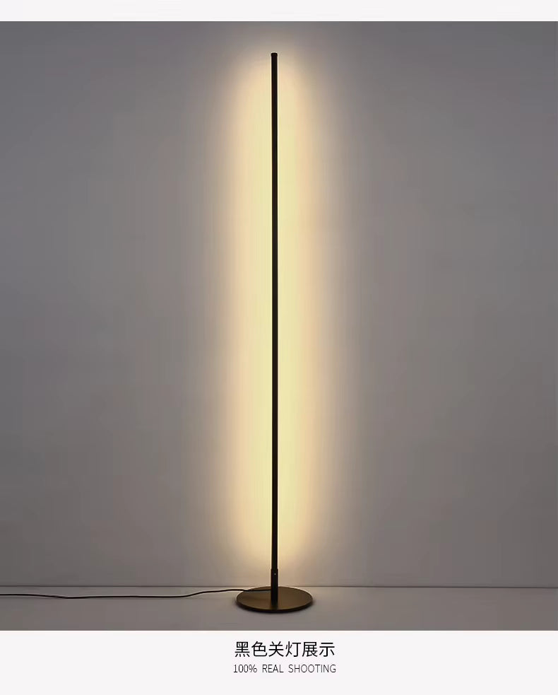 Modern LED Floor Lamp with Remote Control – Dimmable Standing Lamp for Living Room and Bedroom