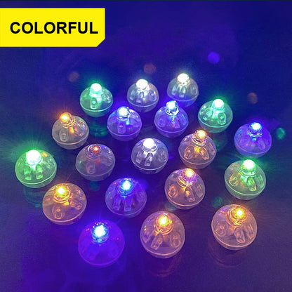 Light Pearls - Mini LED Light Balls - Vibrant & Colorful Party Decor - Easy On/Off Flap - Perfect for Birthdays, Weddings, Baby Showers & More - 1.25 cm Diameter