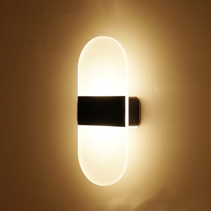 Motion Light – Modern Wall Lamp – Motion & Touch Sensor – USB Rechargeable – Warm/White Light – Stylish Rectangular or Arced Design