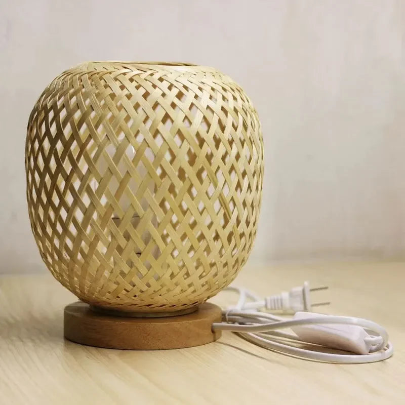Wooden Table Lamp – Touch Control