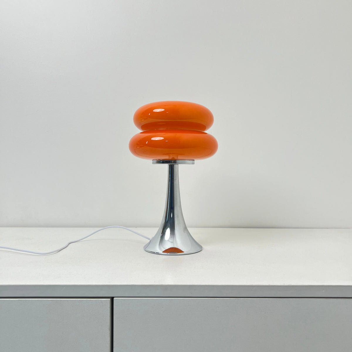 Hamburger Glass Table Lamp – USB Powered Dimmable