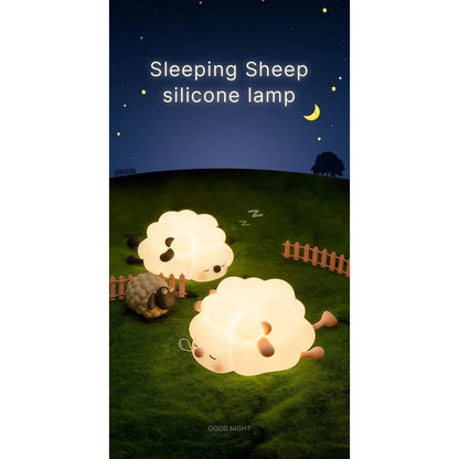 Silicone LED Night Light - Animal Shape - Touch Control - Rechargeable - Perfect for Kids & Decoration