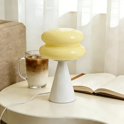 Stacked Shell Glass Lamp – USB Powered Dimmable