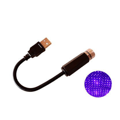 Starry Nights Mini Projector - USB-Powered - Compact & Portable - Adjustable Patterns & Colors - Ideal for Car, Bedroom, or Office