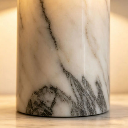 Minimalist Marble Table Lamp – Dimmable Touch Control