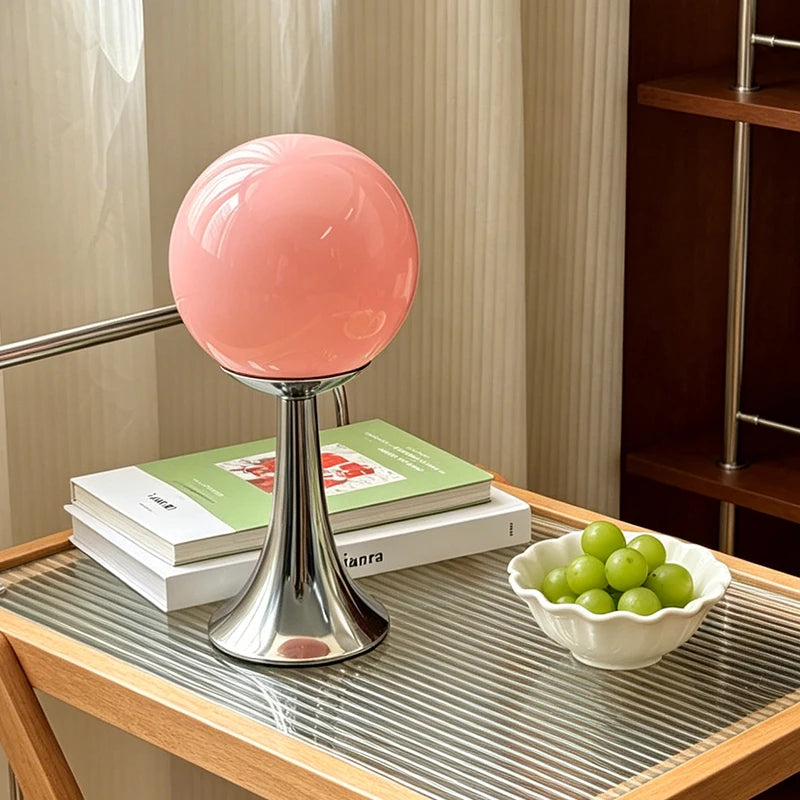 Moon Glass Globe Lamp – USB Powered Dimmable