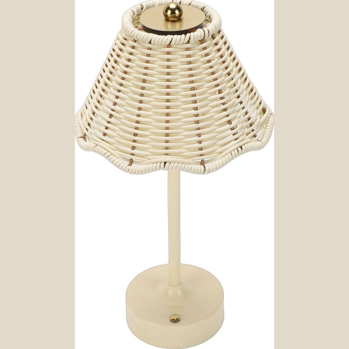 vintage rattan table lamp 5