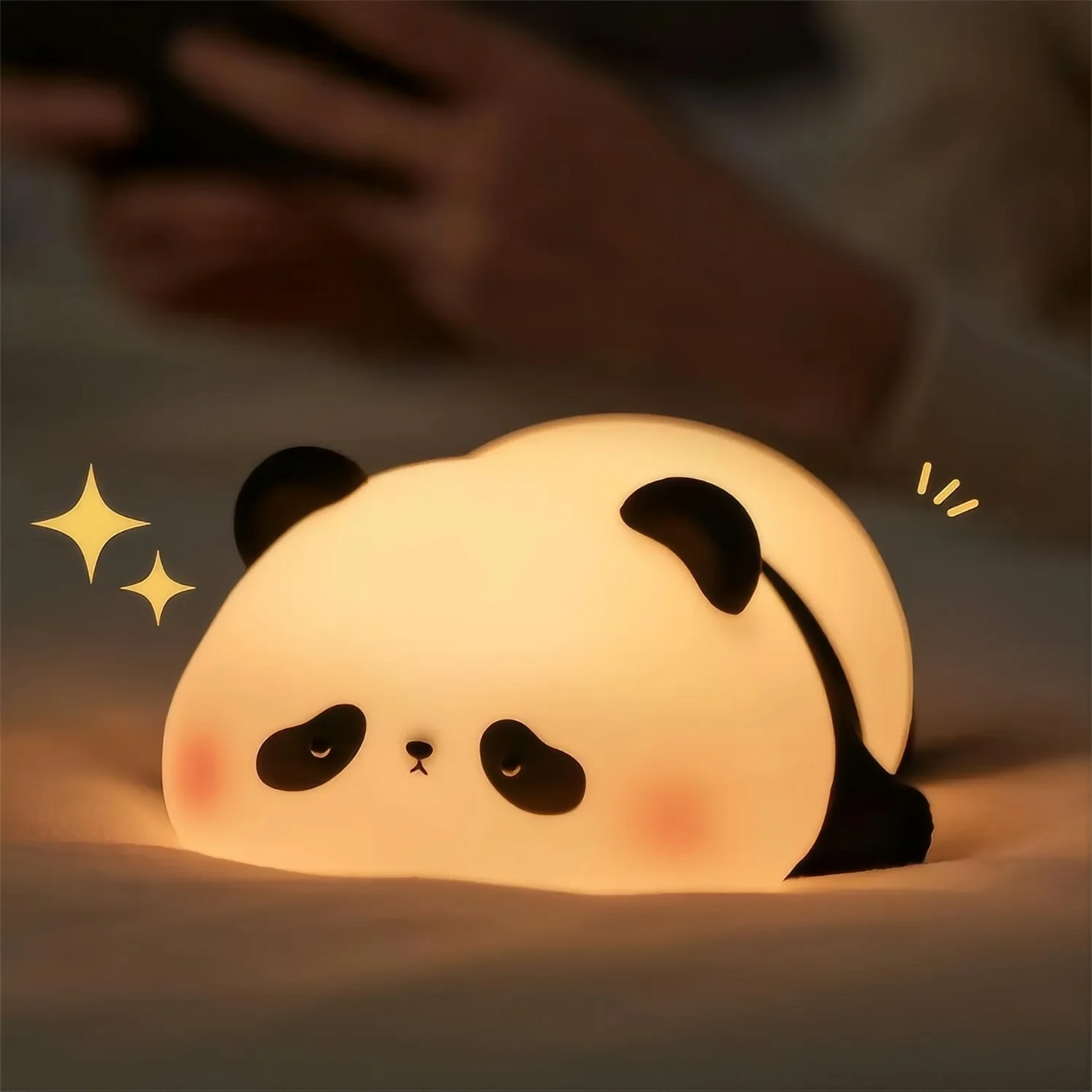 Silicone LED Night Light - Animal Shape - Touch Control - Rechargeable - Perfect for Kids & Decoration