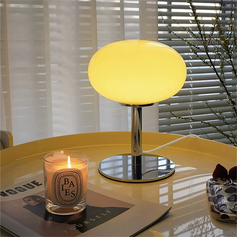 Glass Table Lamp – Touch Control 3 Colour Modes