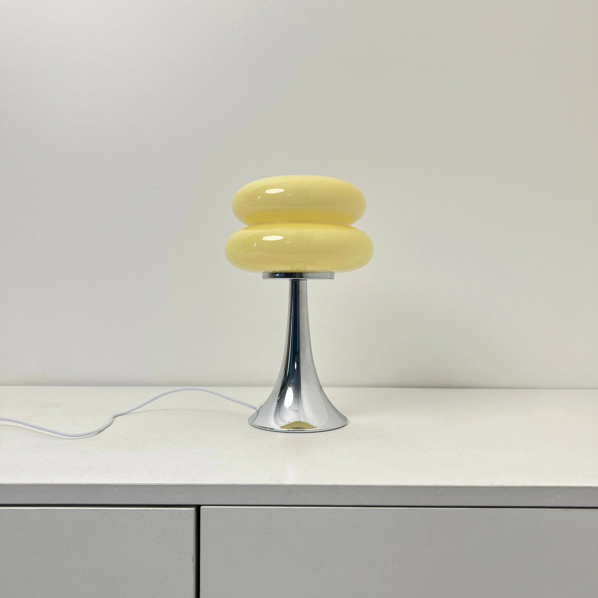Hamburger Glass Table Lamp – USB Powered Dimmable
