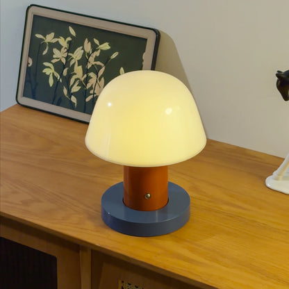 Mushroom Table Lamp – Cordless Rechargeable