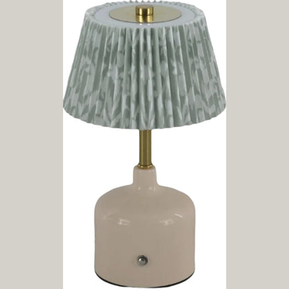 minimalist pleated desk lamp
