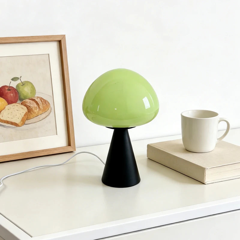 Contrast Dome Mushroom Lamp – USB Powered Dimmable