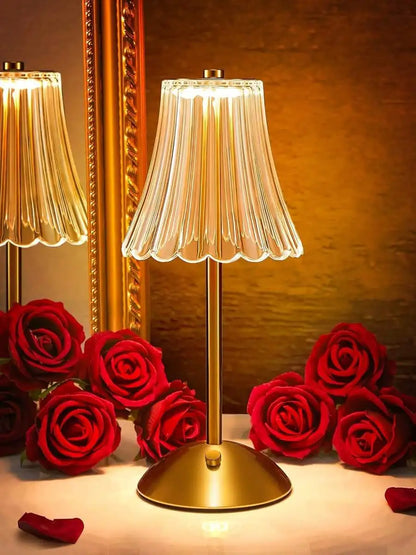 Brass Table Lamp – Cordless Rechargeable