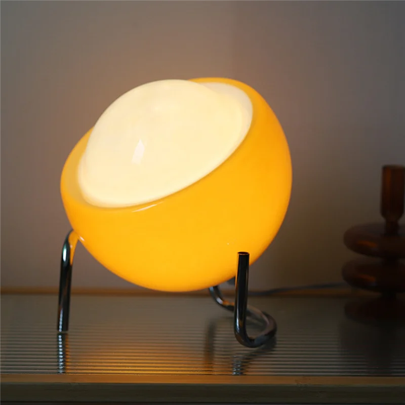 Nordic Glass Table Lamp – Touch Control