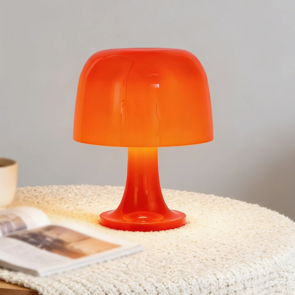 Mushroom Table Lamp – Cordless Rechargeable