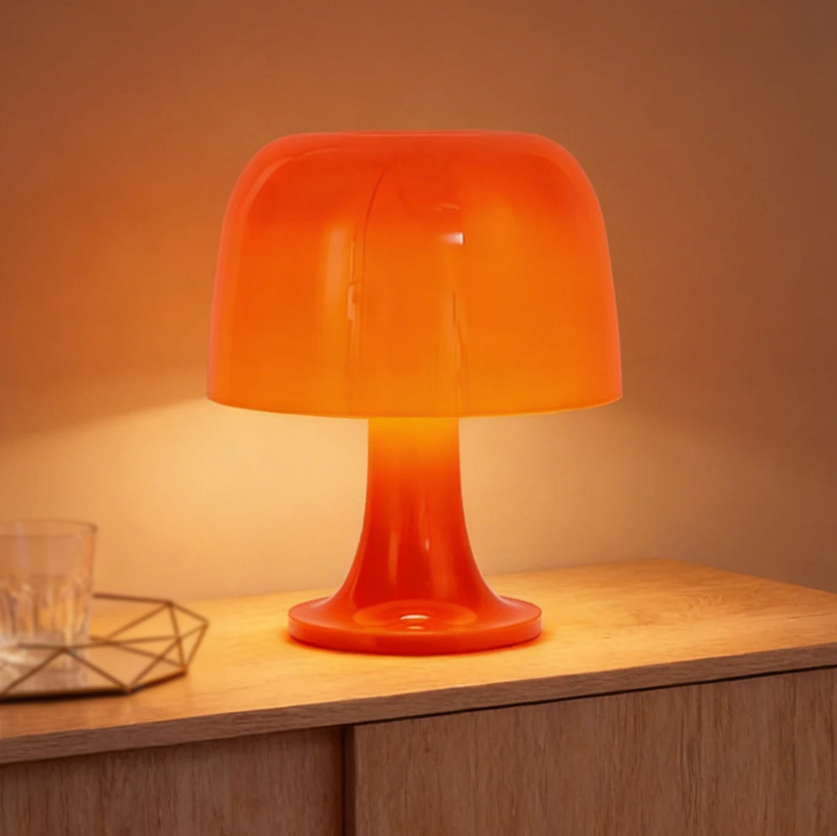 Mushroom Table Lamp – Cordless Rechargeable