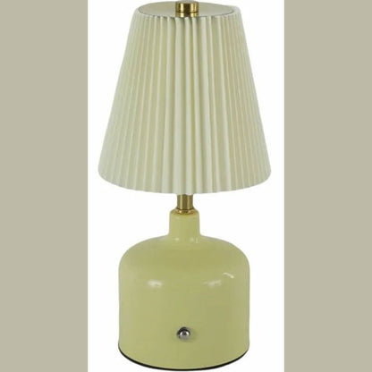 minimalist pleated desk lamp