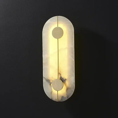 Verthara Premium Round Marble LED Wall Sconce