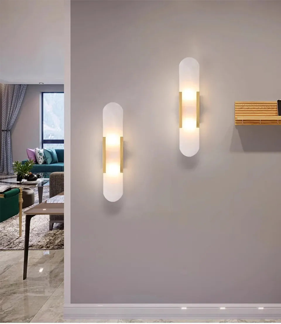 Verthara Premium Stone Marble G4 Wall Light