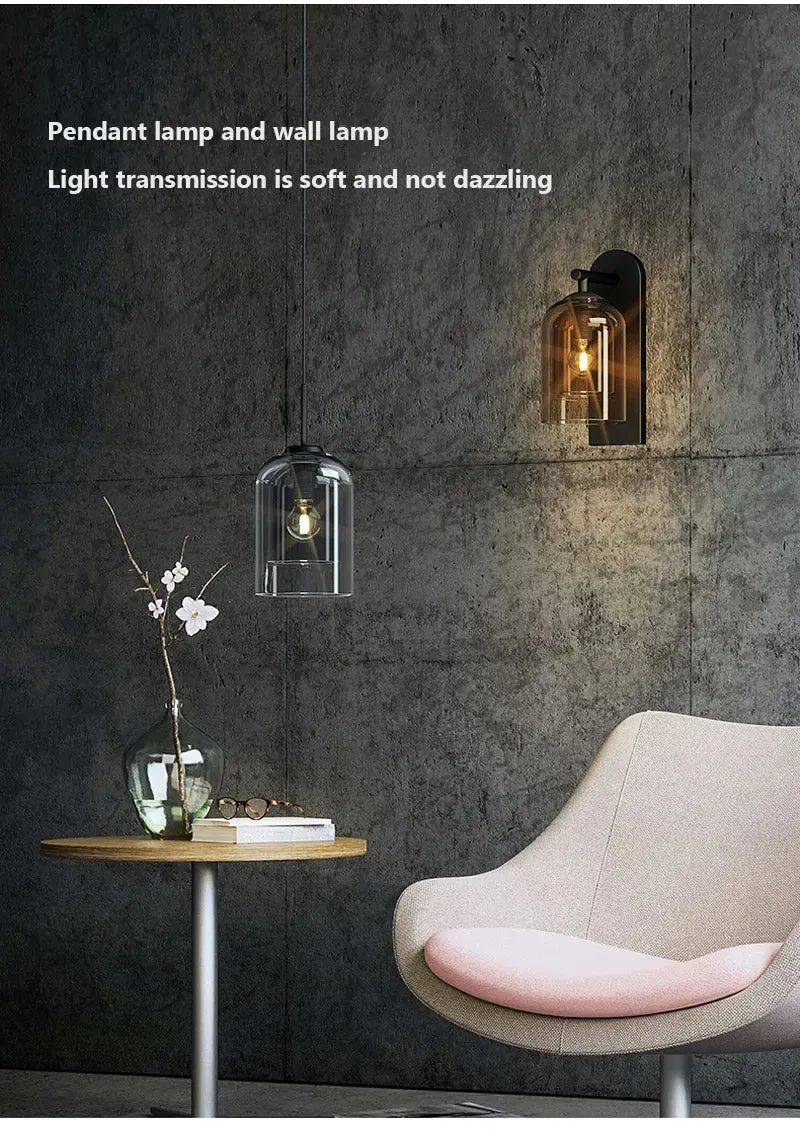 Verthara Premium Vintage Glass Indoor Wall Light