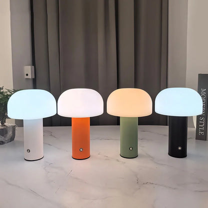 Mushroom Table Lamp – Cordless Rechargeable