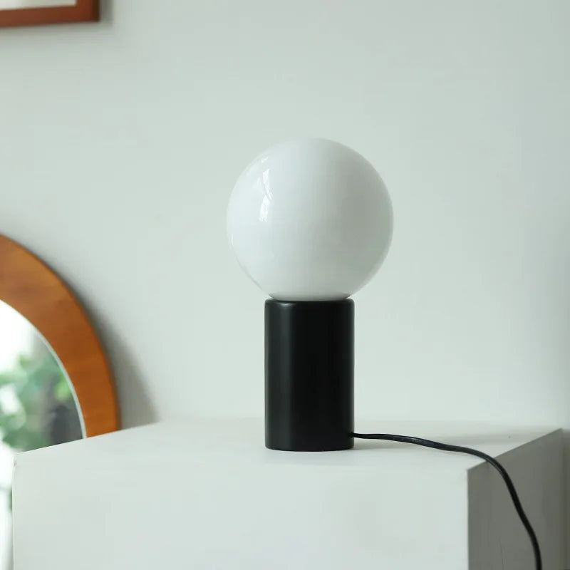 Wooden Ceramic Table Lamp