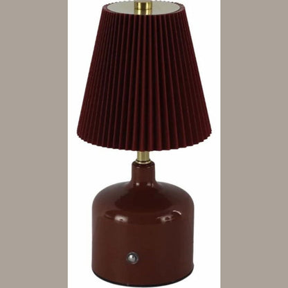 minimalist pleated desk lamp