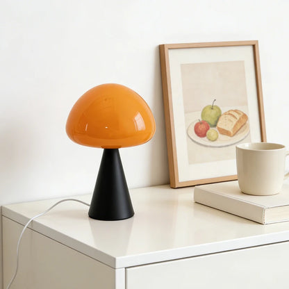 Contrast Dome Mushroom Lamp – USB Powered Dimmable