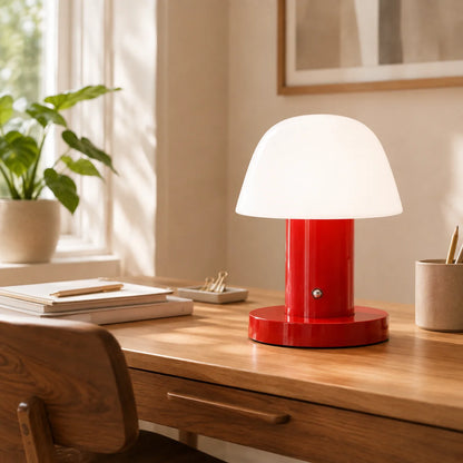 Mushroom Table Lamp – Cordless Rechargeable