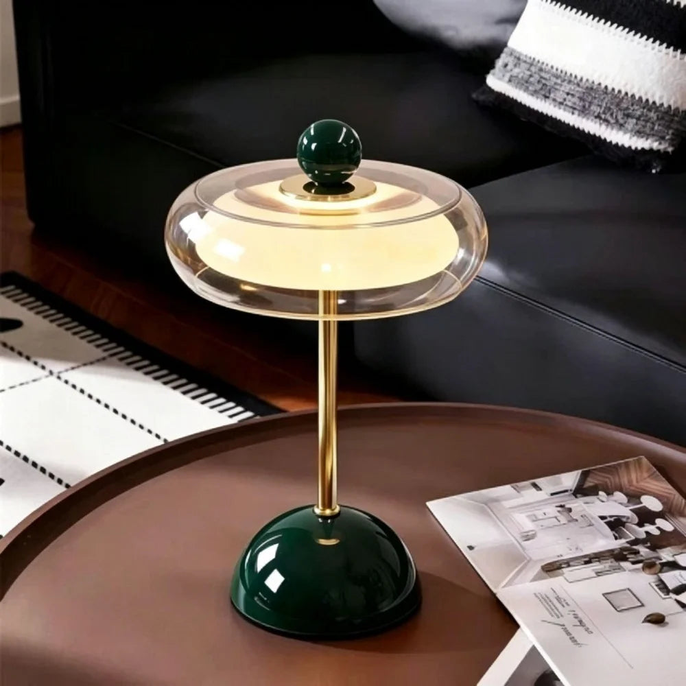 Glass Desk Lamp – USB Powered Dimmable
