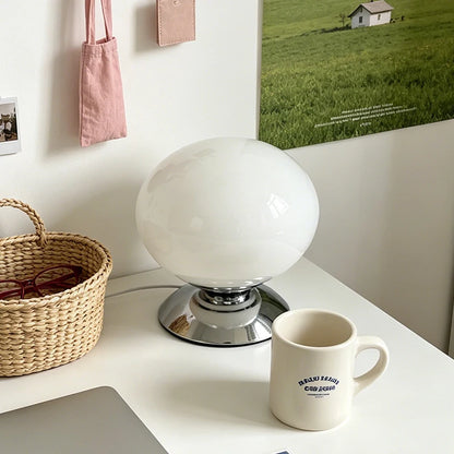 Glass Globe Shell Lamp – USB Powered Dimmable
