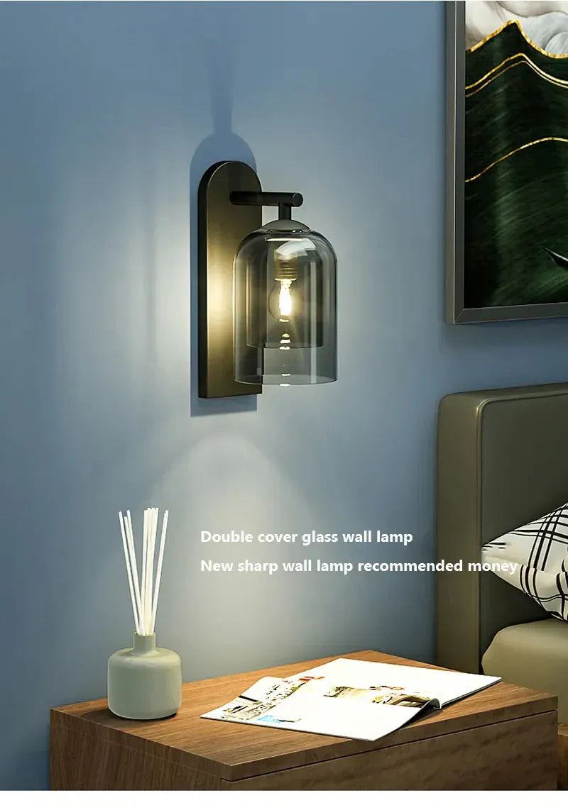Verthara Premium Vintage Glass Indoor Wall Light