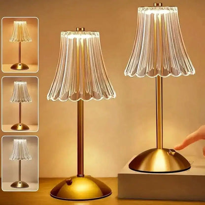 Brass Table Lamp – Cordless Rechargeable