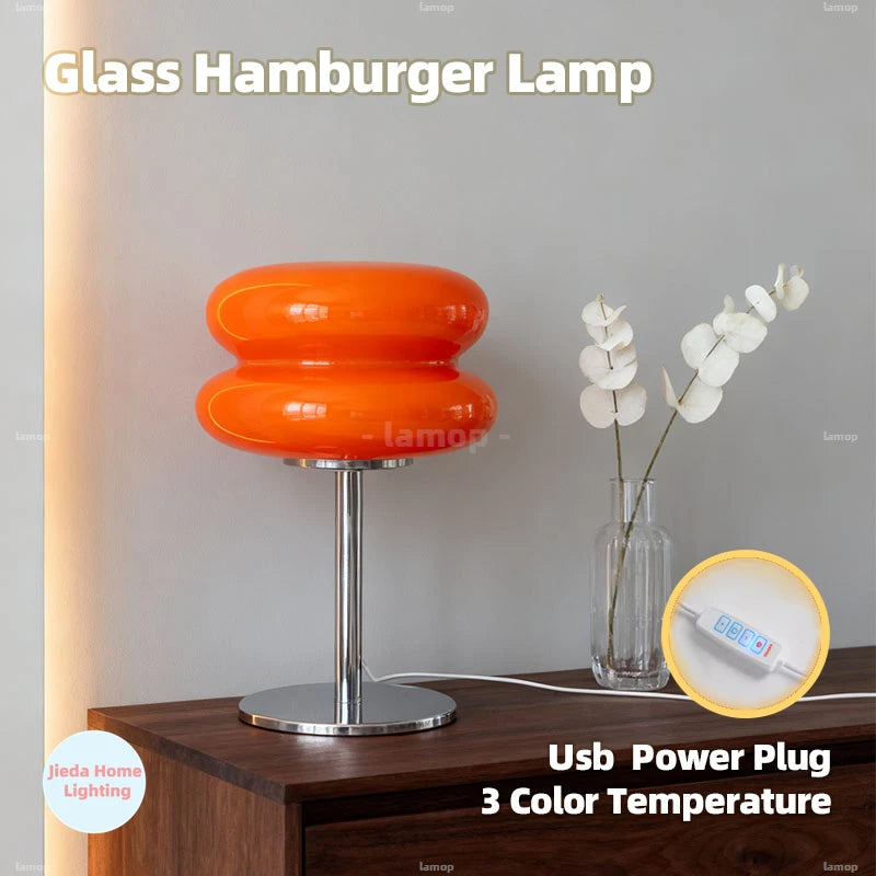 Bauhaus Vintage Table Lamp – USB Powered Dimmable