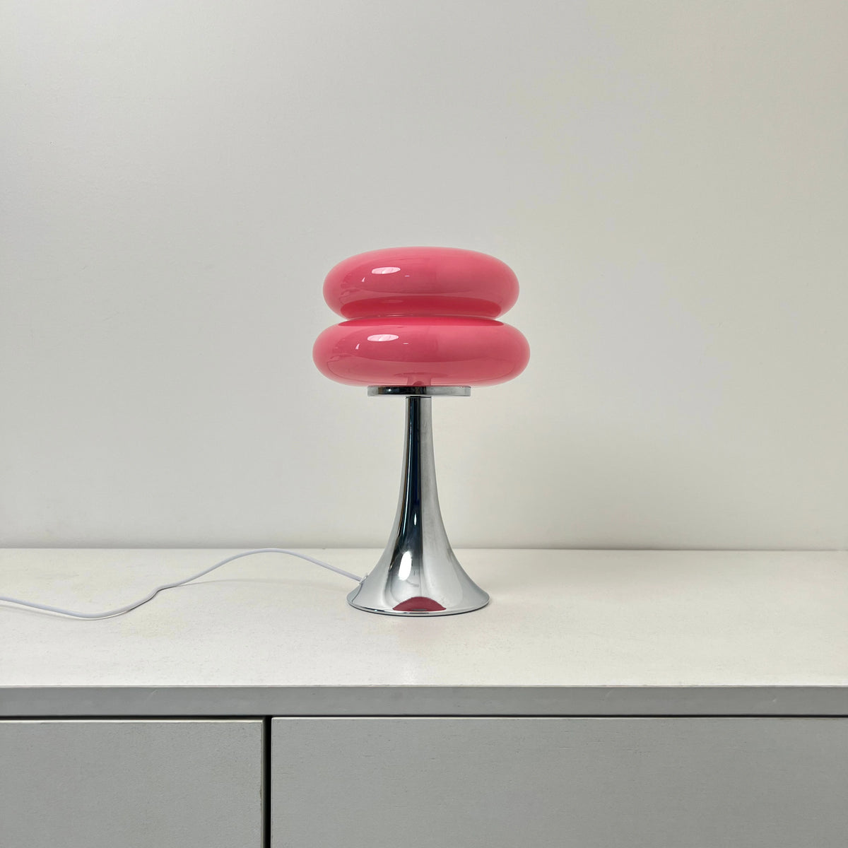 Hamburger Glass Table Lamp – USB Powered Dimmable