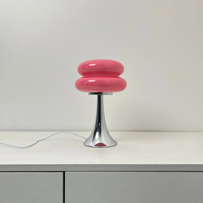 Hamburger Glass Table Lamp – USB Powered Dimmable
