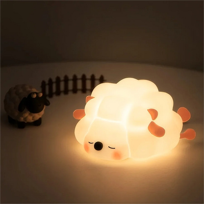 Silicone LED Night Light - Animal Shape - Touch Control - Rechargeable - Perfect for Kids & Decoration