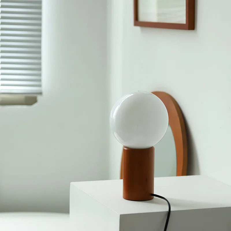 Wooden Ceramic Table Lamp