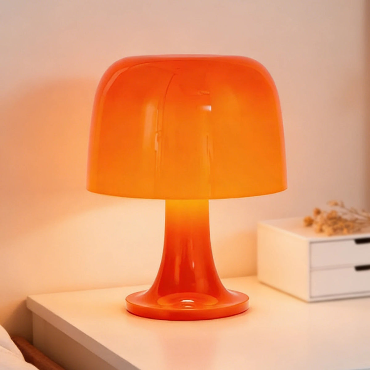 Mushroom Table Lamp – Cordless Rechargeable