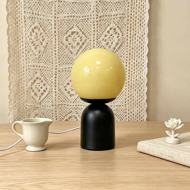 Nordic Murano Glass Table Lamp – Dimmable Touch Control