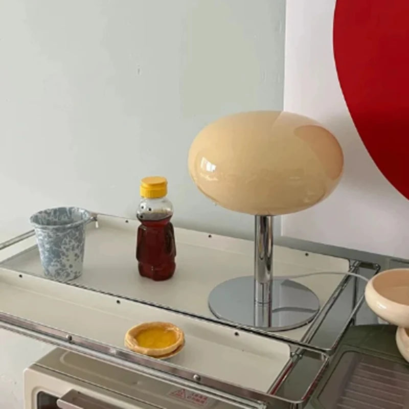 Murano Glass Glass Cloud Table Lamp – Dimmable Touch Control