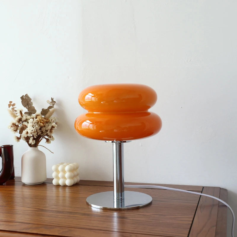 Glass Macaron Table Lamp