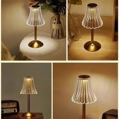Brass Table Lamp – Cordless Rechargeable