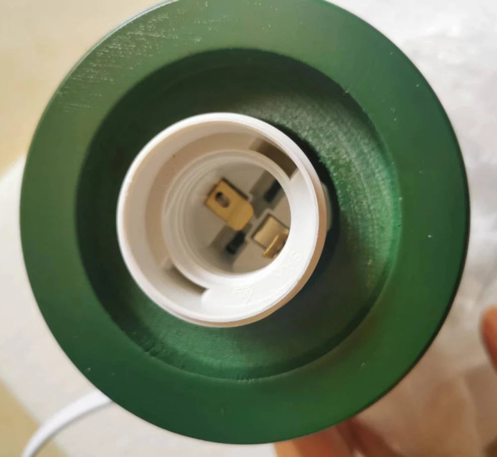 Wooden Glass Table Lamp