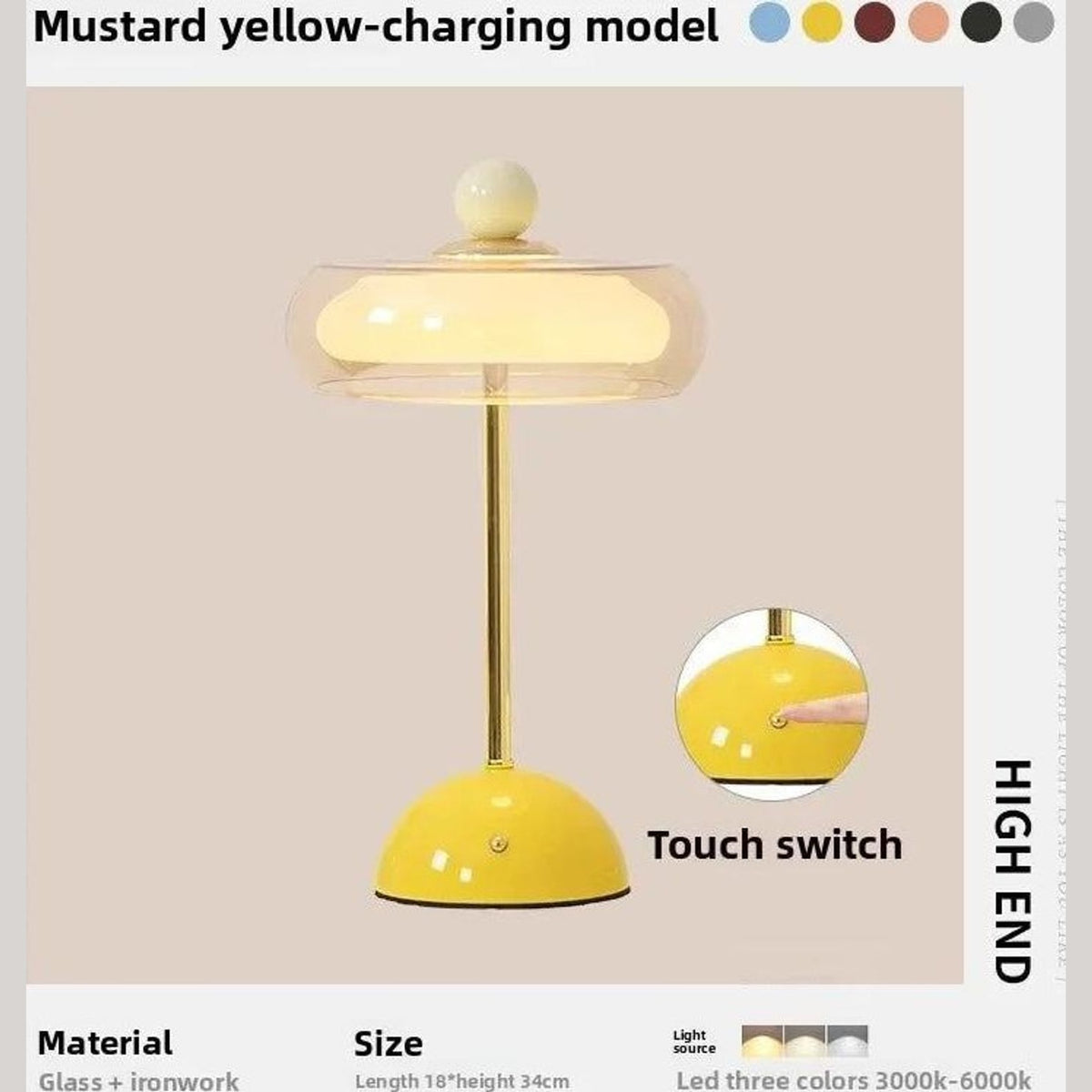 mushroom table lamp 6